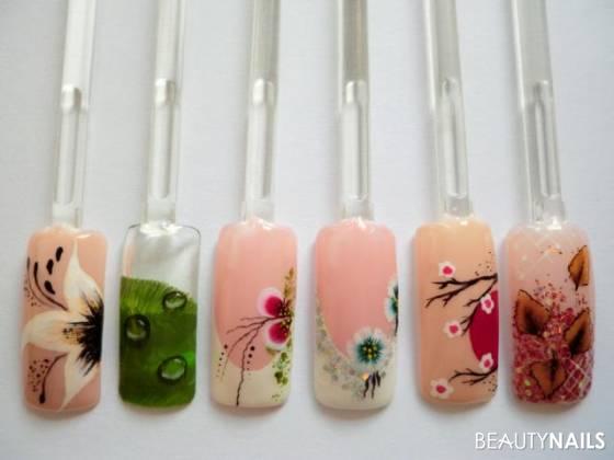 KVO zugel. One Stroke Farben aus meinem Shop Mustertips - KVO zugel. One Stroke Farben aus meinem Shop Nailart