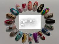 Nailart mit Gelish - Gel Polish Mustertips