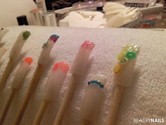 Nur zum üben Mustertips - Gelarbeit Nailart