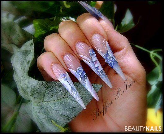 Pastell Mustertips - Colour acrylic powder,polycolor paint Nailart