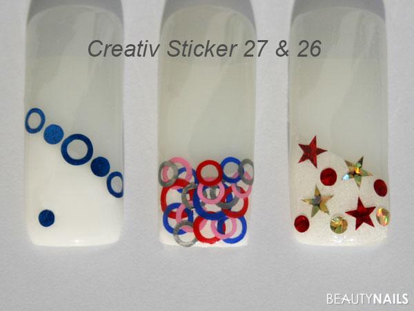 Sticker von Creativ Art Shop Mustertips - Sticker von Creativ Art Shop Nailart