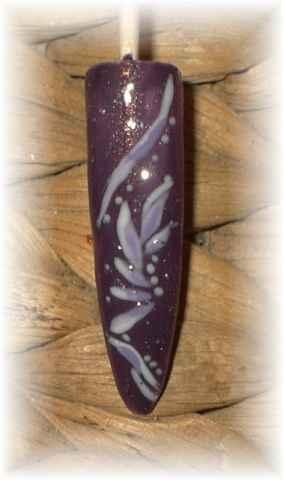 Stiletto-Muster lila