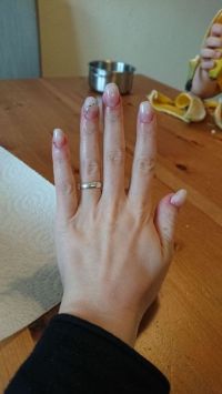 Babyboomer acrylgel - erste Versuche Nageldesign