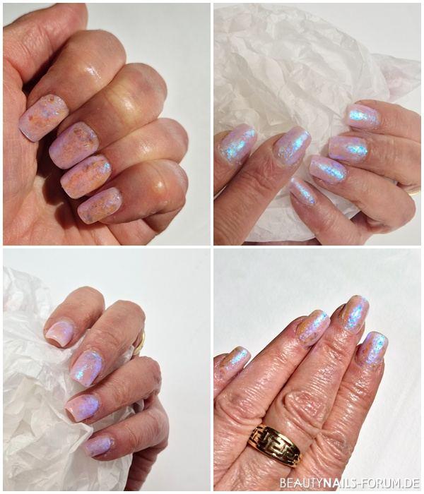 Dezenter Magic Schimmer auf Polygel