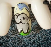 Elefant Nailart Nageldesign