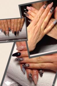 Fake - Schlangenhaut Nageldesign