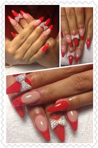 French / Fullcover mit 3D Nageldesign