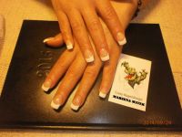 frensch und  cover gel Nageldesign