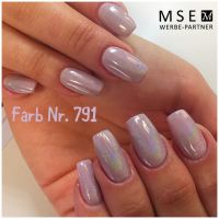 Fullcover Nailart mit Holopigment Nageldesign