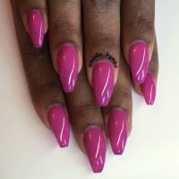 Lila pink Nageldesign Nageldesign