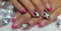 Minni Mouse Nailart Nageldesign