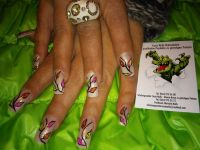 nägel clier und bunte bleta Nageldesign