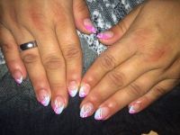 Nails Pink hellblau Nageldesign