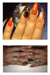 Stiletto mit Kette Nageldesign