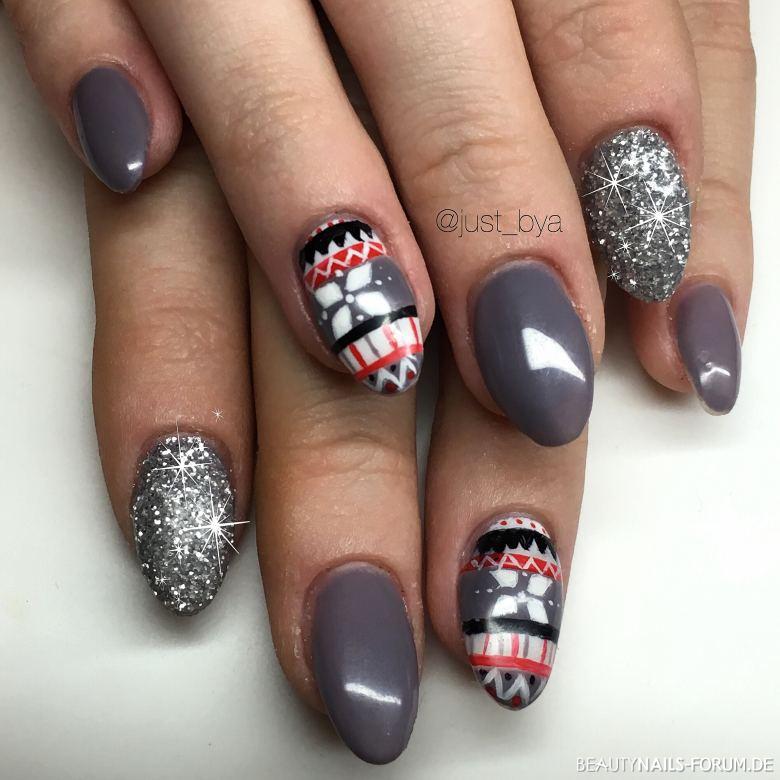 Taube Muster Nageldesign - Melano Nails, Nail Expert, Moritz Cosmetics Nailart