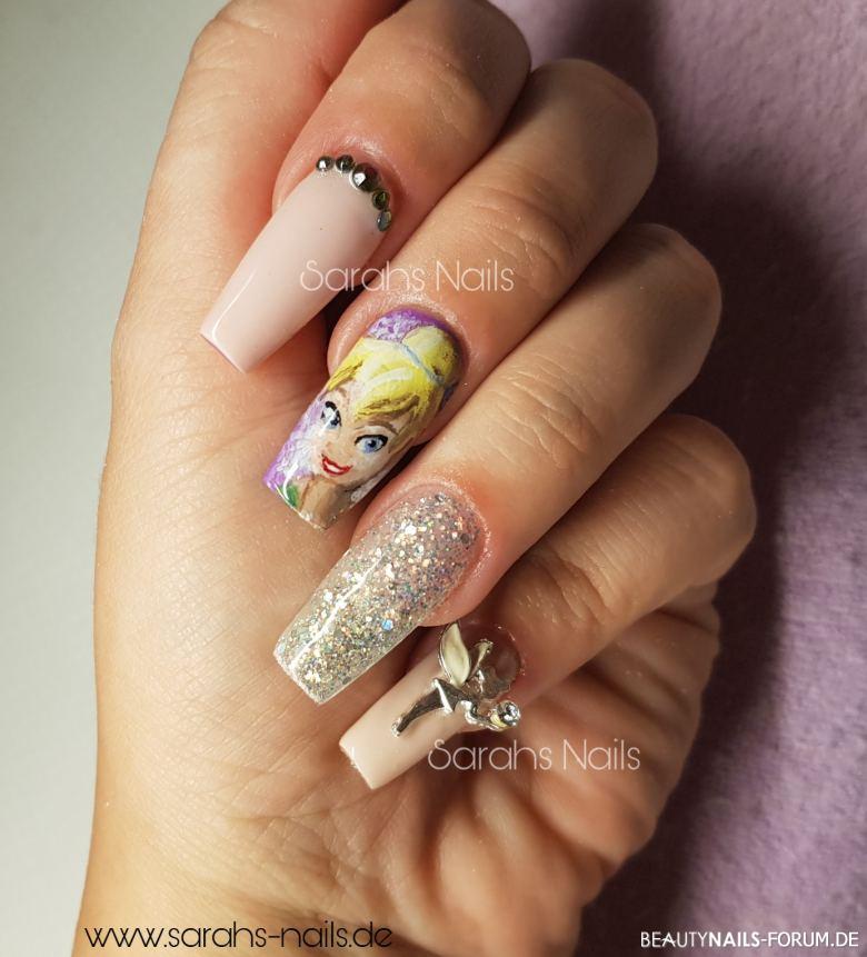 Tinkerbell Press on Nails