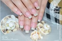 Urlaub Muscheln Glitzer Nageldesign