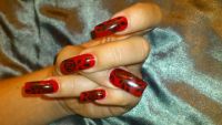 vamp roses Nageldesign