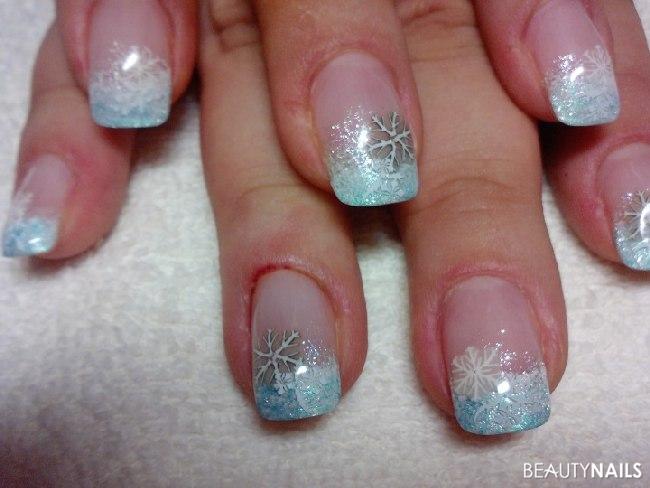 weihnachten mit fimo Nageldesign -  Nailart