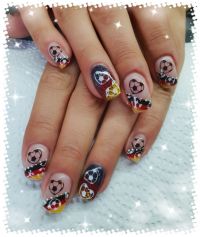 WM Nails Fussball Nageldesign