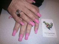 zartrosa farbe Nageldesign