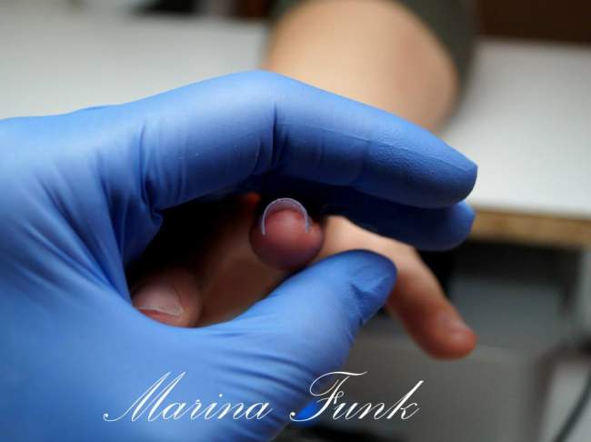 tunnel der verlängerung Schulungen bei Marina Funk in Nailart Schulung