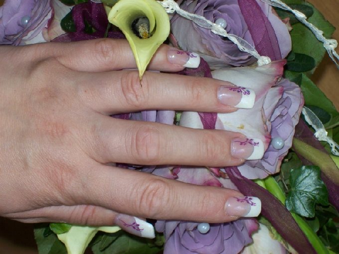  meine Hochzeitsnägel in Anfänger Nageldesign