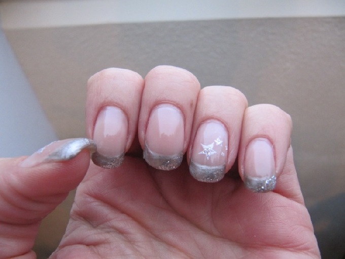  Gelnägel, meine Weihnachtsnägel, 5. Versuch in Anfänger Nageldesign