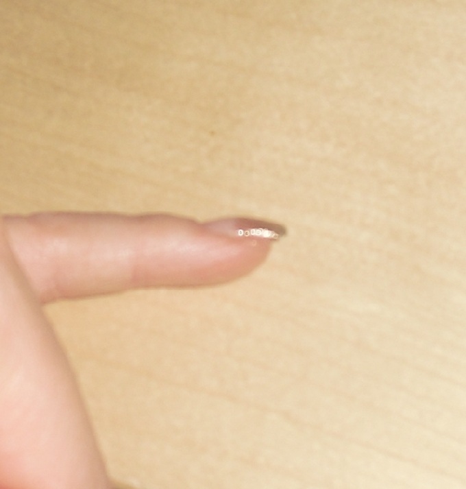 Is'n biss'l unscharf geworden. Bin halt kein Fotograf. *schmunzel* Refill mit Stamping in Anfänger Nageldesign