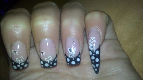 linke hand Nicht die Ersten, aber immer noch Anfänger ;-) in Anfänger Nageldesign