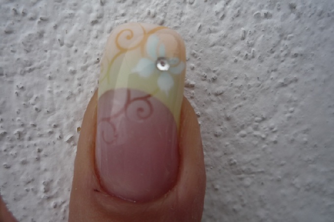  mein neues Design mit Airbrush in Anfänger Nageldesign