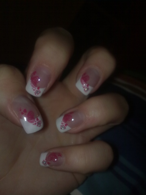 Frontansicht Meine Madellage mit Stamping , bitte bewerten :) in Anfänger Nageldesign