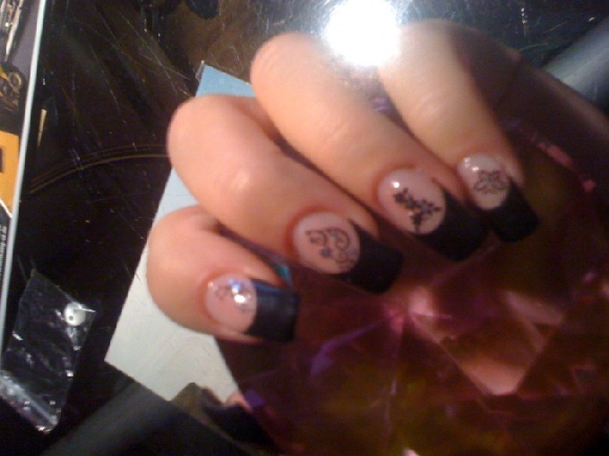  Neue Modellage Black Beauty in Anfänger Nageldesign