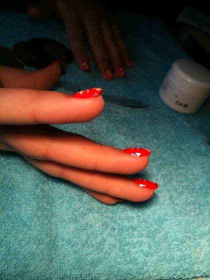  Fullcover auf Naturnagel in Anfänger Nageldesign