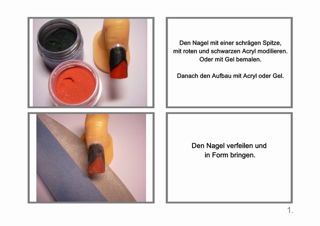 1 Anleitungen Gothic-Nails in Nageldesign