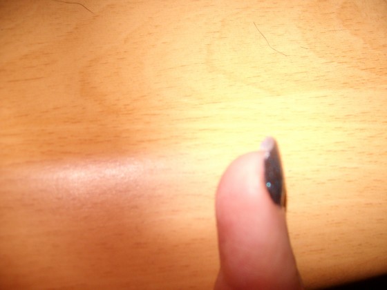 seite ( ging nich besser mit der cam) Das is dann mal mein 4. Versuch in Anfänger Nageldesign