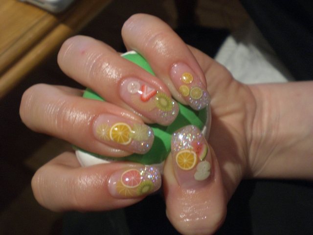  Erste Modellage mit Fimo-Frootys in Anfänger Nageldesign