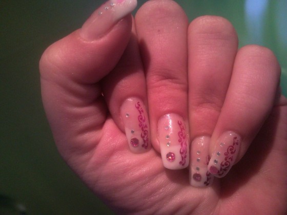  Modellage bei mir selbst nach langer Auszeit in Anfänger Nageldesign