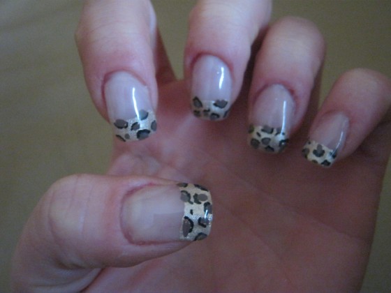 leopaden muster in Anfänger Nageldesign