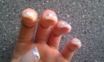 222 Mein 3. Mal an eigener Hand. in Anfänger Nageldesign