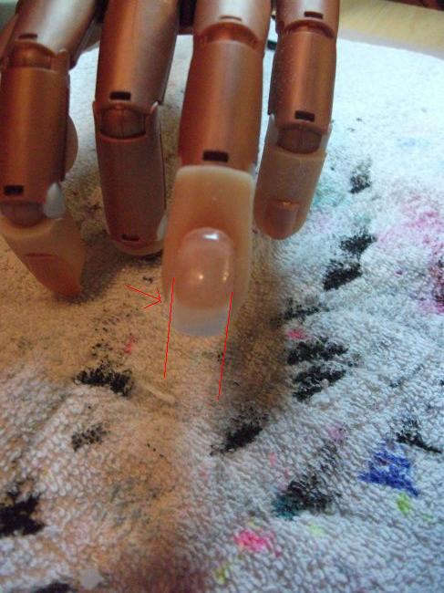  French beim Nailtrainer - erster Versuch in Anfänger Nageldesign