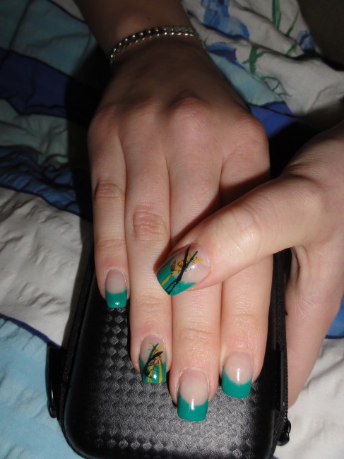 Meine aktuellen Nägel vom 27.01.2012 Mein Fortschritt im Nageldesign in Anfänger Nageldesign