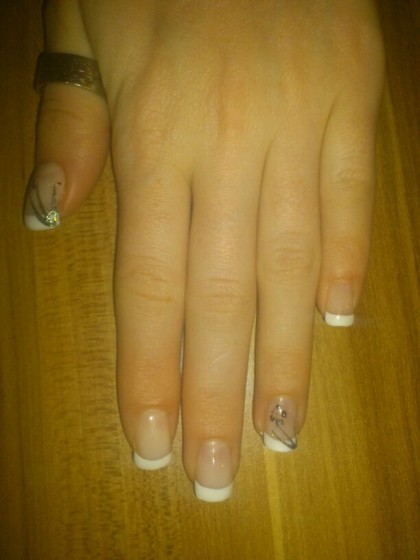 french mit gel Frenchnägel-Aufbau.Was soll ich tun? in Anfänger Nageldesign