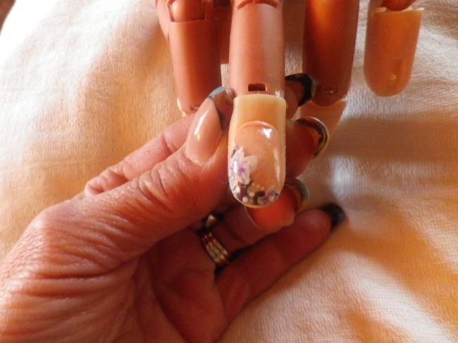 versuch 1. Naildesign Anleitung zum selbst nachmachen / Bewertung in Nageldesign