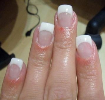 2 1. Versuch-Gelmodellage mit Tips und French in Anfänger Nageldesign