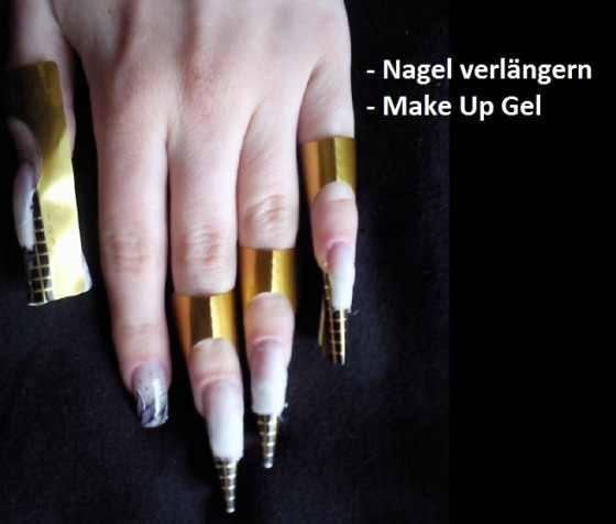 2. Nägel verlängern und Make Up Gel Frühlingsnägel Nail Art - leichte Anleitung in Nageldesign