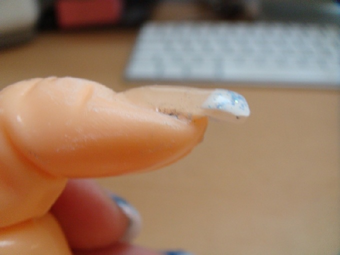 2.versuch aufbau ;) 2. Versuch mit Schablone in Anfänger Nageldesign
