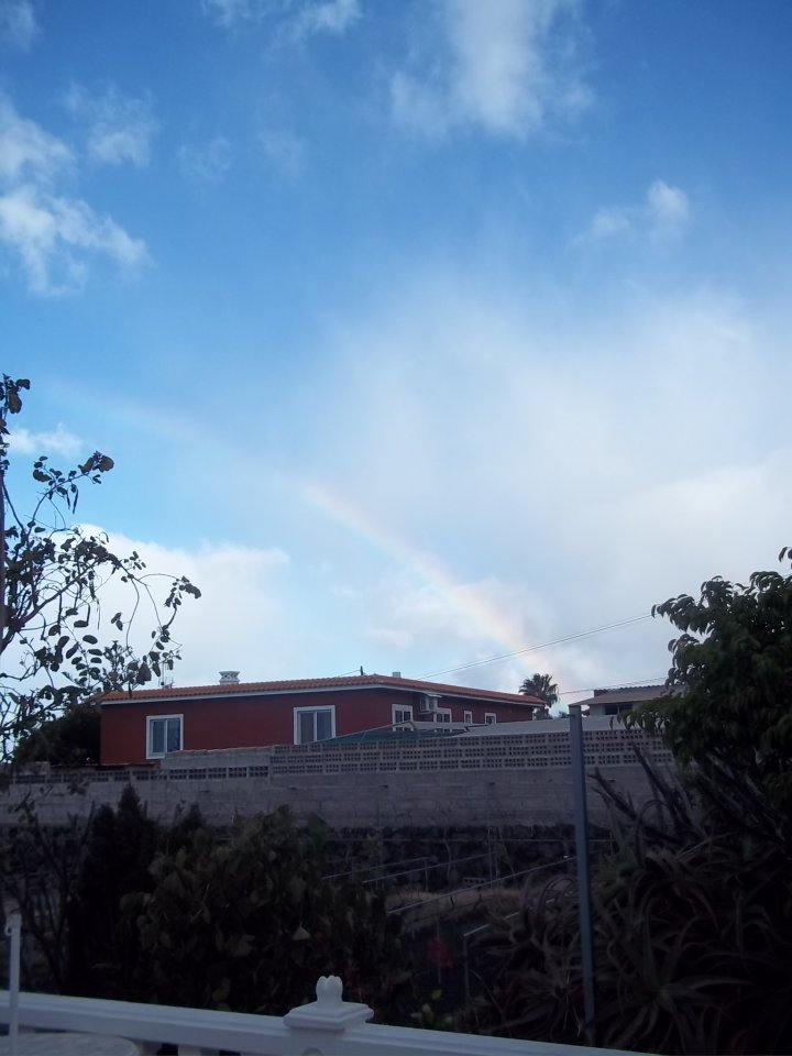 Regenbogen entsteht,
die Sonne scheint und es regnet leicht. Was hat euch heute glücklich gemacht? in Small Talk