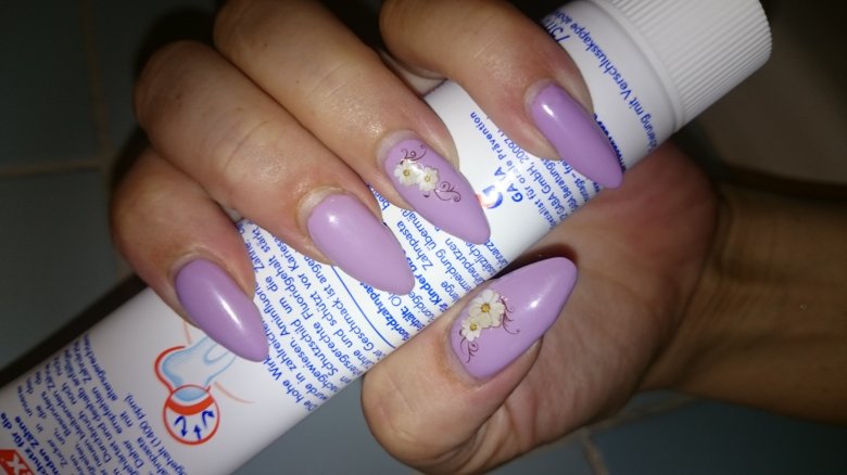 Draufsicht Ist das eine Mandel? in Anfänger Nageldesign