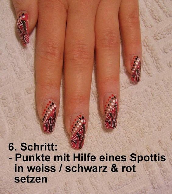 7 Retro-Style verschiedene Anleitungen in Nageldesign